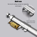 2 in 1 Vernier Caliper Roller Ball Pen Measuring Instrument Ruler Ball-Point Pen