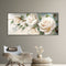 White Rose Oil Paint By Numbers Kits DIY Handpainted on Canvas Wall Art