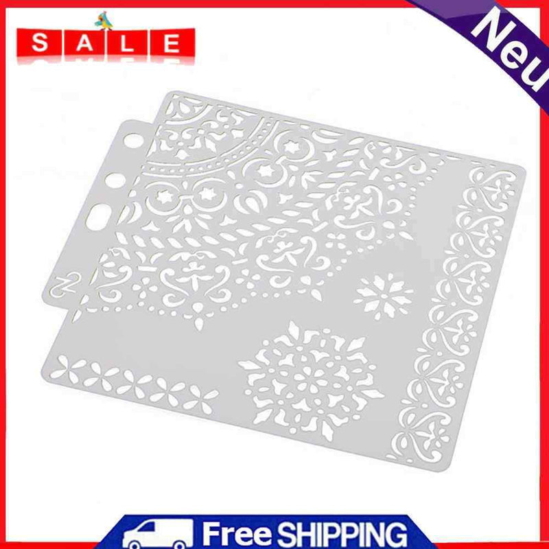 Starnear Plastic Cake Stencil, Decorating Fondant, Embossing, DI