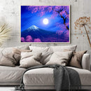Night Cherry Blossom Oil Paint By Numbers Canvas Drawing DIY Coloring Pictu