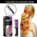 Hair Chalk Disposable Hair Dye Washable Healthy Hair Dyeing Brush (Purple) Newly