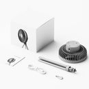 Desk Stand Air Cooling Fan Outdoor Camping Ceiling Fan (Dark Gray 4000mAh) Newly