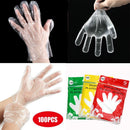 Vegetable Fruit Plastic Clear Catering Disposable Gloves Avoid Direct Touch
