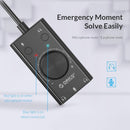 Widewing SC2 External USB Sound Card Adapter Volume Control Audio Card for MacB