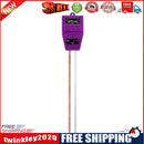 3-in-1 Soil PH Meter Flower Pot Hygrometer Tester Moisture Meter (Purple)
