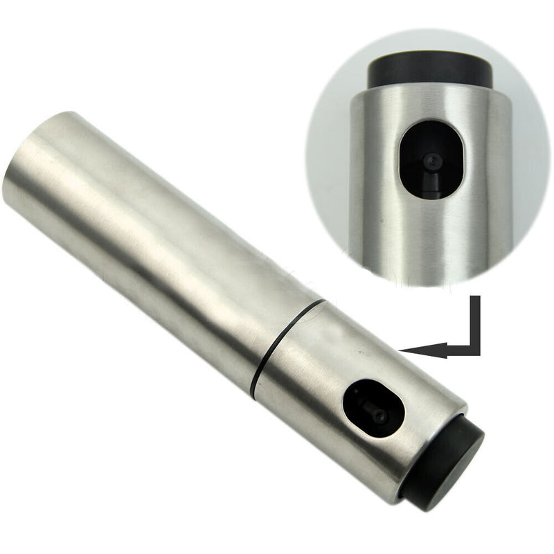 Stainless Steel Olive Pump Spray Bottle Oil Sprayer Pot Cooking Tool HOT