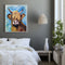 Yak Frameless Picture Oil Paint By Numbers Hand Painted Picture for Bedroom