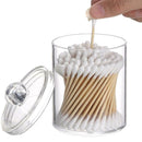 Cotton Swab Storage Box Makeup Organizer Bathroom Jar Swab Pad Cotton B6X5
