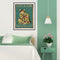 Flower Cat Cross Stitch Kit 11CT Stamped Full Embroidery Canvas Home Wall Dec