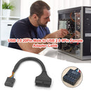 20 Pin Male to 9 Pin Female Wire Converter 15cm USB 3.0 to USB 2.0 Adapter Cable