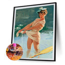 5D Diamond Painting Woman Full Round Drill DIY Crafts Mosaic Picture Home Dec