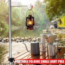 SUNDICK Light Stand Outdoor Camping Folding Lamp Pole Aluminum Alloy Stand
