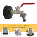 IBC Faucet Thread Connector, 1/2 inch Water Tank Tap Coarse Thread Adapter Newly
