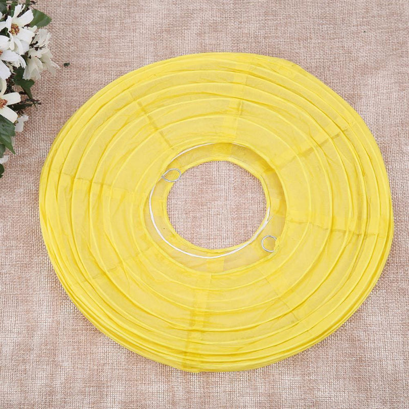 4"" Round Chinese Paper Lantern Birthday Wedding Decor Crafts DIY Paper Lamp