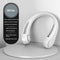 Mini Neck Fan USB Rechargeable Bladeless Fan Neck Air Conditioner (White)