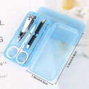 Finger Care Stainless Steel Set Pedicure Nail Clippers Cleaner Cuticle Manicure