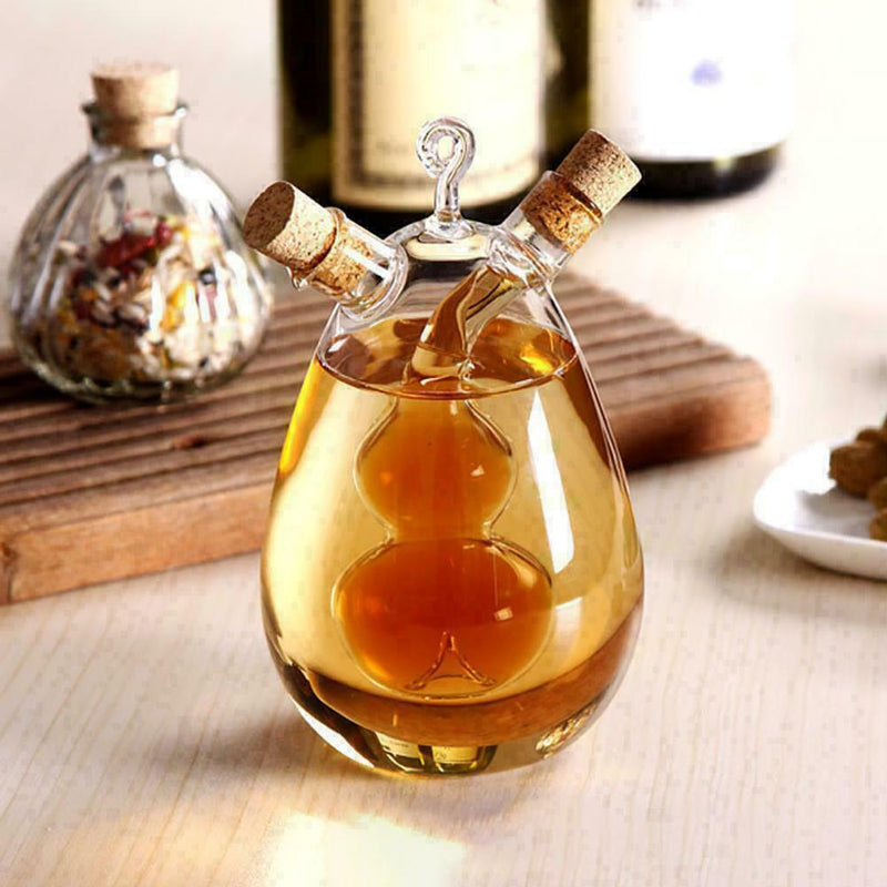 Kitchen Glass Oil Bottle Multi purpose Oil and Vinegar SALE Cruet 2 L6C0 V4T4