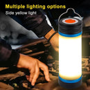 Camping Flashlight 5 Mode 4000mAh Portable Zoom Torch Tent Hanging Lamp