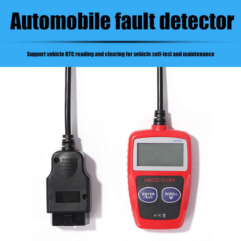 MS309 LCD Digital OBD2 Scanner for Automotive Diagnostic Tools Car Code Reader