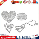 5pcs Love Heart Cutting Die Stencil Scrapbook Template Frame DIY Craft