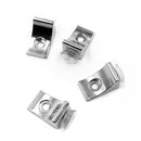 10pcs Right Angle Glass Shelf Suction Cup Fixing Support Clip Bracket (B) Newly