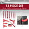 13 in 1 Car Vinyl Wrap Tool Kit Squeegee Auto Film Wrapping Window Tinting