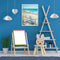 Seaside Lounger Oil Paint By Numbers DIY Handpainted on Canvas Wall Art Unframed