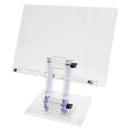 Acrylic Book Stand Tablet Ipad Display Reading Rest Holder Folding Z3T9