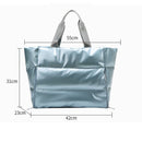 Dry-Wet Separation Yoga Handbag Large Capacity Multifunctional Bag (Blue)