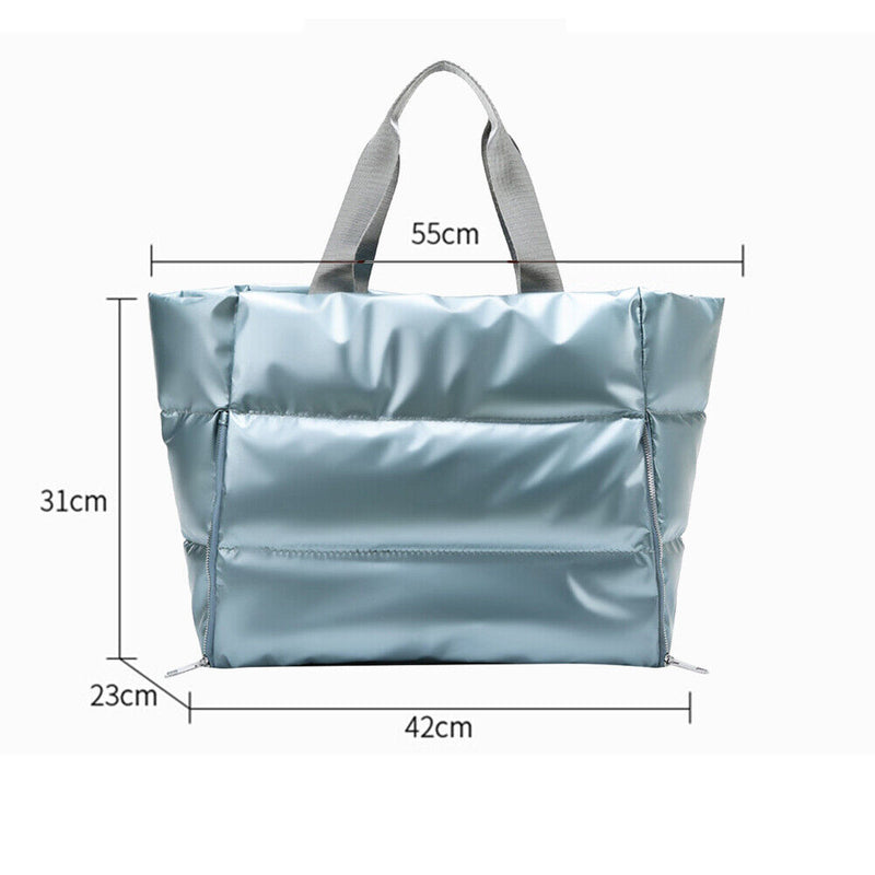 Dry-Wet Separation Yoga Handbag Large Capacity Multifunctional Bag (Blue)