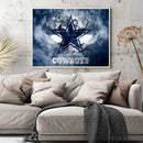 DIY Digital Picture Cowboys Star Painting By Numbers Set Acrylic Handicraft Art
