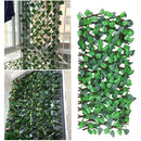 Simulation Fence Artificial Green Leaf Home Garden Yard Decor Wooden Fence Newly