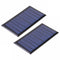 0.3W 5V 60mA Solar Panel Polycrystalline Cell Panel for 3.6V Battery (2pcs)