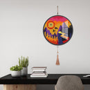 DIY Sun Set Diamond Painting Tassel Pendants Special Shape Full Drill Home
