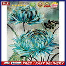 Oil Painting By Numbers Acrylic Handmade Blue Flowers Digital Picture Art Dec
