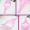 Women 3-In-1 Eyelash Comb Template Make Up Brush Mascara Shield Applicator Tool