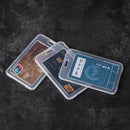 Plastic IC Card Holder Protection Sleeve Business Card Case Transparent