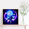 5D DIY Diamond Painted Round Diamond Blue Rose LD166