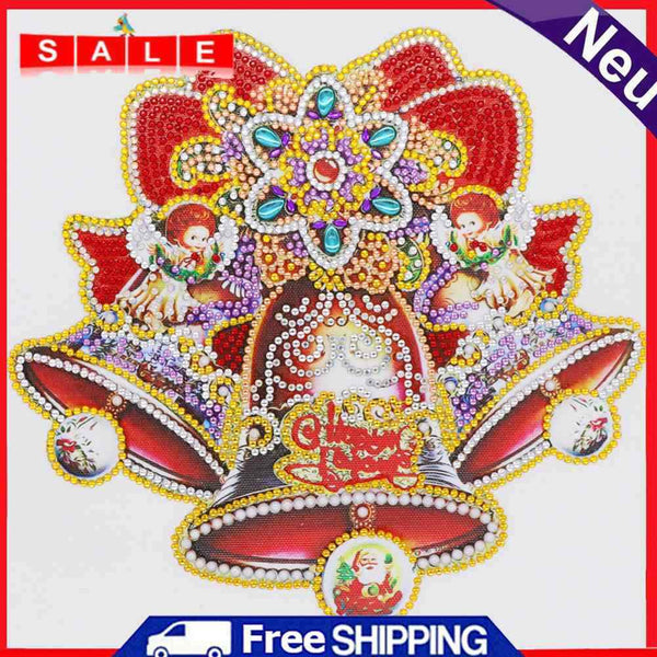 5D DIY Special Shaped Diamond Painting Christmas Bell Cross Stitch Mosaic Kits