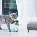 Smart Automatic Electronic Cat Toys Rotating Exercise Pet Kitten LED Teaser