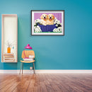 5D DIY Diamond Painting Dogs in Basket Full Drill Animal Cross Stitch Home De