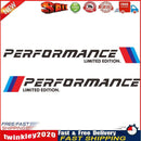 2pcs Car Stickers M Performance Limited Edition Side Door Decals (Black) Newly
