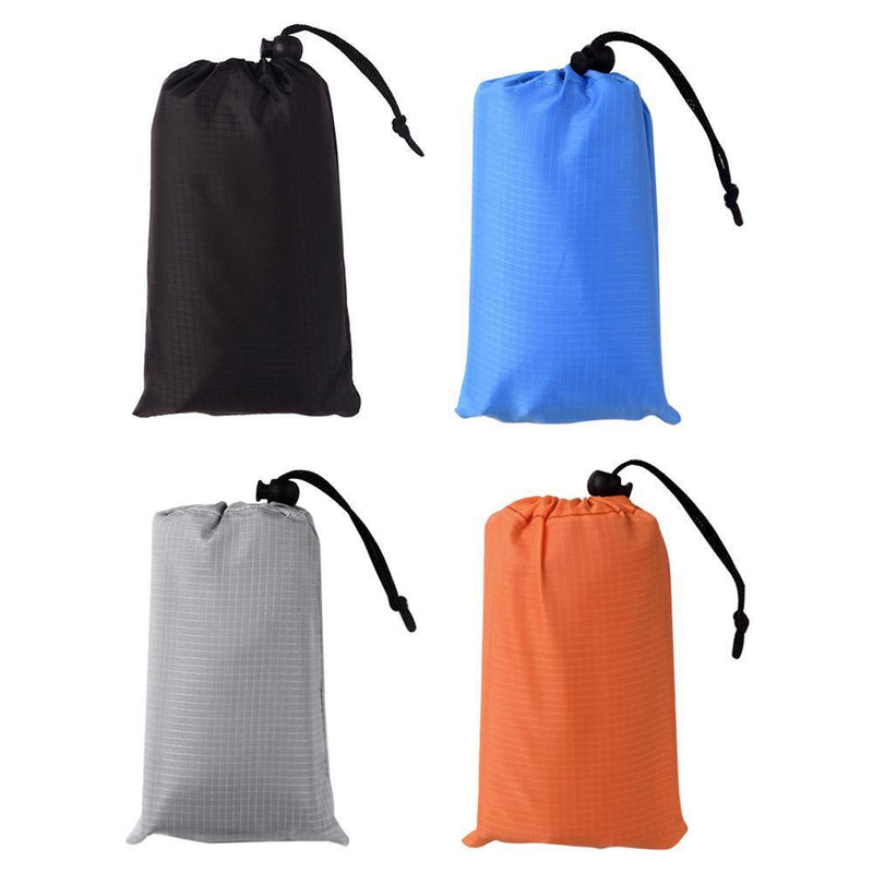 100x140cm Moistureproof Pocket Beach Blanket Mini Camping Mattress (Black)