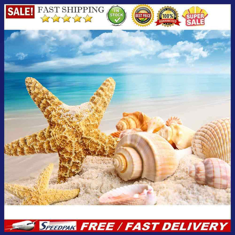 Digital Paint Starfish Pattern Painted By Numbers On Canvas Wall M033
