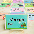 12 Months Of The Year Flash Cards Kids Toddlers Preschool Learning Resource Z7F6
