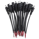 10pcs 5.5x2.1 DC Male/Female Plug Cable Connector for LED Strip Light (B) Newly
