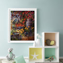 Yard Corner Oil Paint By Numbers DIY Acrylic Painting on Canvas Wall Art Pict