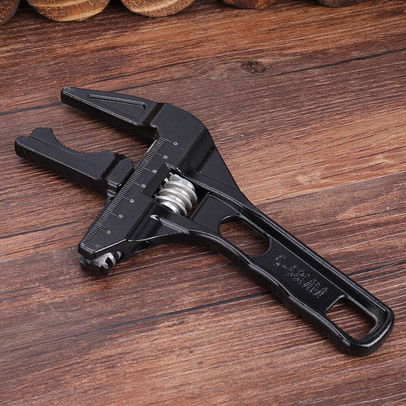 Adjustable Wrench Multi-function Large Open Spanner for Bathroom Screw (C) Newly