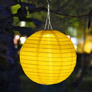 Round Pendant Waterproof Lamp Solar Operated Wedding Anniversary Party Props