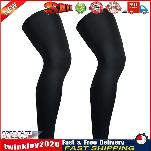 1 Pair Breathable Knee Guard Cover Men Women Calf Compression Socks (XXL) Newly